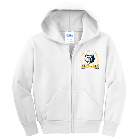 Youth And Adult Zip Front Sweatshirt